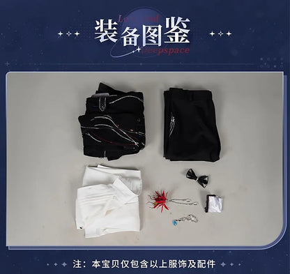 Love and Deepspace Rafayel Wedding Cosplay Costume Wig Suit Uniform Halloween Party for Women Men Carnival Game Outfit iCoser