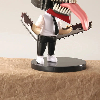 Hot 6Pcs-Set Chainsaw Man Anime Figure PVC Denji Pochita Collection Action Figures Model Set Toys Anime  Dolls Kids Gift
