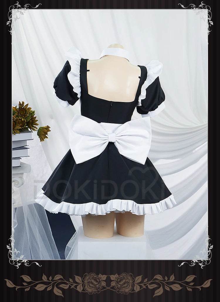 Gotou Hitori Cosplay Anime Bocchi the Rock! 【S-2XL】DokiDoki Cute Maid Uniform Dress Gotou Hitori Women Cosplay Costume Plus Size