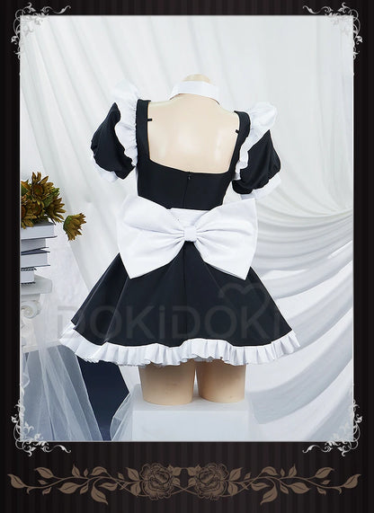 Gotou Hitori Cosplay Anime Bocchi the Rock! 【S-2XL】DokiDoki Cute Maid Uniform Dress Gotou Hitori Women Cosplay Costume Plus Size