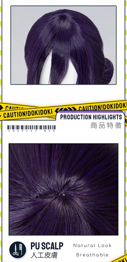 IN STOCK Powerr Hayakawaa Himenoo Makimaa Denjii Rezee Quanxii Angel Devil Yoshidaa Wig Anime DokiDoki Women Free Wig Cap