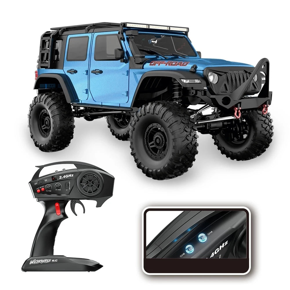 1/10 RC Car HB RTR R1011 Remote Control Vehicle 2.4G Full Proportional Rock Crawler LED Light 4WD Off-Road Climbing Truck Toys