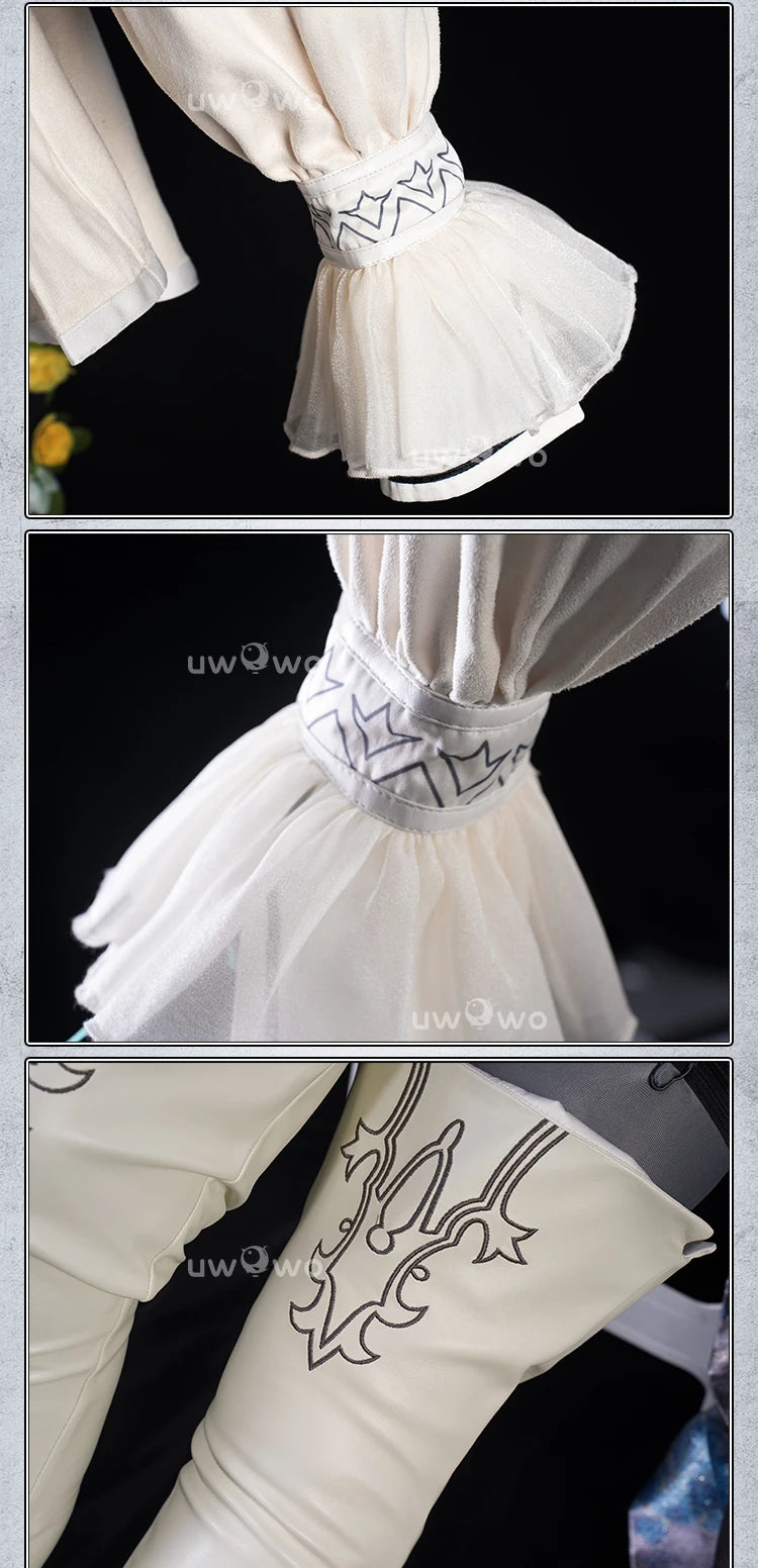 LAST BATCH UWOWO Game 2B Collab White Cosplay Costume Maid Dress Halloween Costume