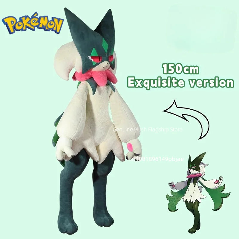 80/170cm Super Big Size Meowscarada Pokemon Anime Plush Stuffed Doll Kawaii Plushies Room Large Pillow Children's Holiday Gift