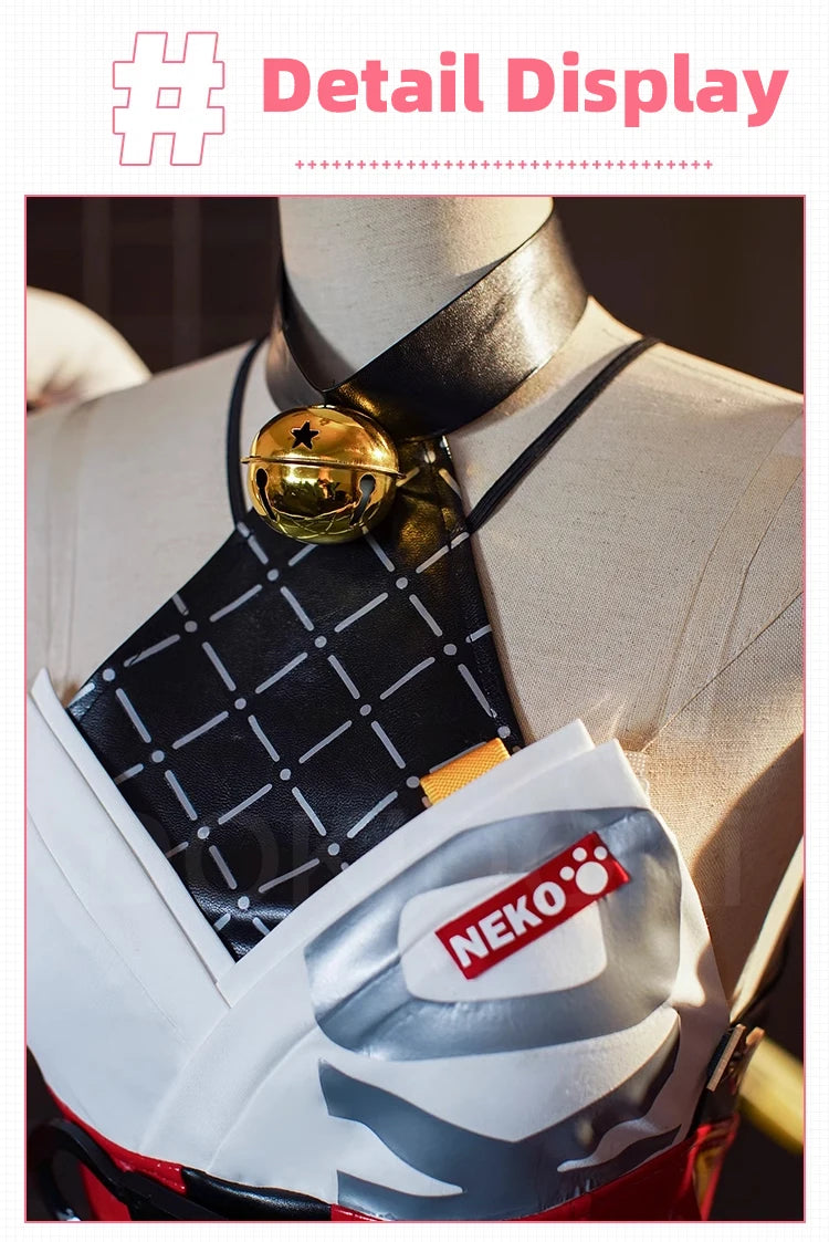 IN STOCK Nekomiya Mana Cosplay Costume Game Zenless Zone Zero【XS-2XL】DokiDoki-R Cat Cunning Hares Nekomiya Mana Plus Size