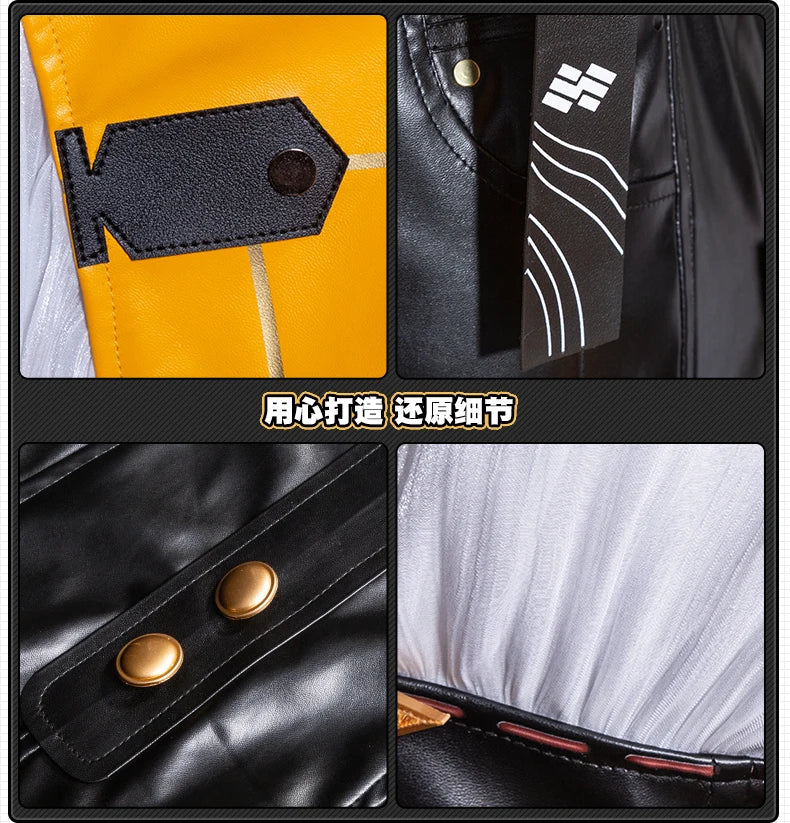 iCoser Zenless Zone Zero Yixuan Cosplay Costume Wig Uniform Headwear Bird Props Yunkui Summit Carnival Halloween Party for Women