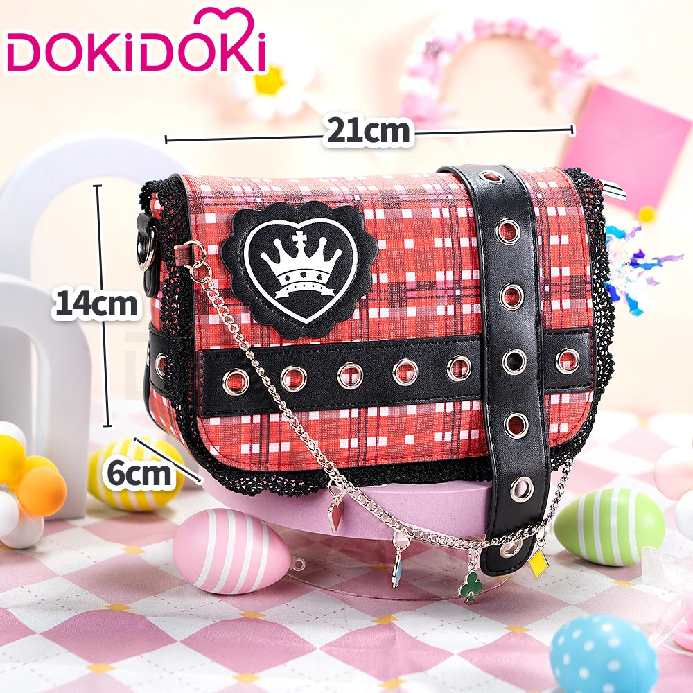 Hinamori Amu Cosplay Props Anime Shugo Chara! Cosplay Bag DokiDoki Women Red Cute Bag Amu Halloween Props