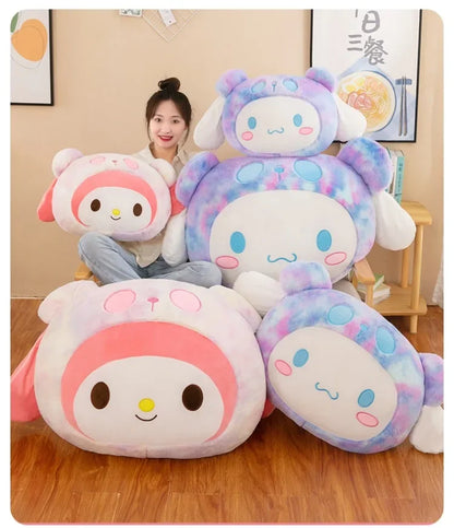 New Sanrio Plush Kuromi Plush Toys Kawaii Cute Cartoon Plush Toys Lovely Anime Pillow Stuffed Doll Kids Girl Toy Birthday Gift