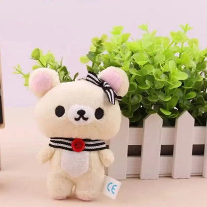 strawberry Rilakkuma Plush Doll Cartoon Bear Toy Kawaii Rilakkuma Room Decor Teddy Bear Plushies Cute Couple Bear Xmas Gift