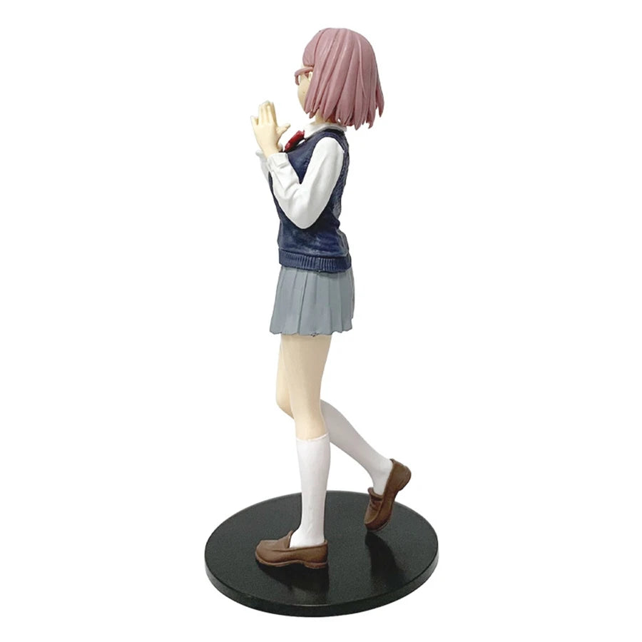 2.5-jigen no Yuuwaku Anime Figure 10cm Sitting Tachibana Mikari Action Figure Amano Ririsa Figurine PVC Collection Model Toys