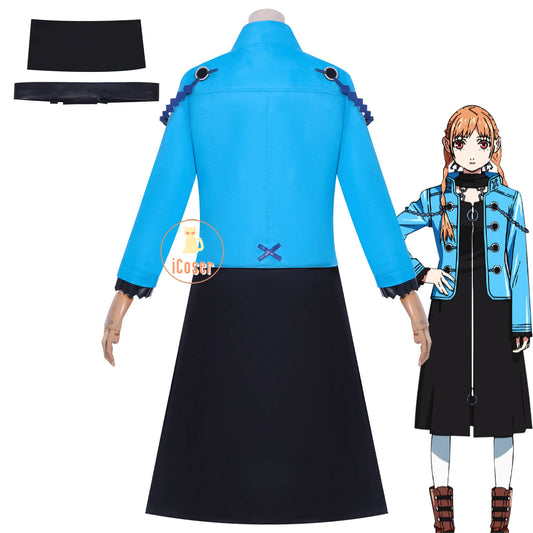Anime Movie Virgin Punk Kanpi Ubu Cosplay Costume Uniform Jacket Dress Headwear Halloween Party for Women Girls Carnival Props