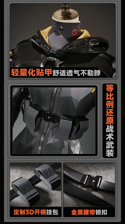 Zenless Zone Zero Orphie Cosplay Costume Wig Uniform Hat Headwear Ear Obol Squad Halloween Party for Women Girls Carnival iCoser