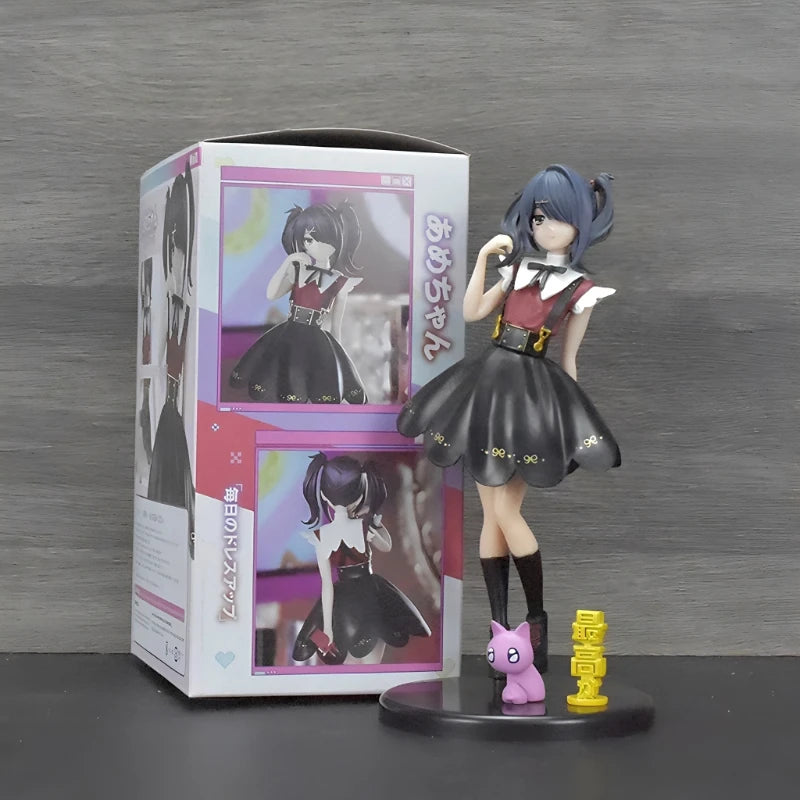 Anime Sugar Chaotian Sauce NEEDY GIRL OVERDOSE Rain PVC Figurine Standing Model Collection Toy Birthday Gift - 18cm