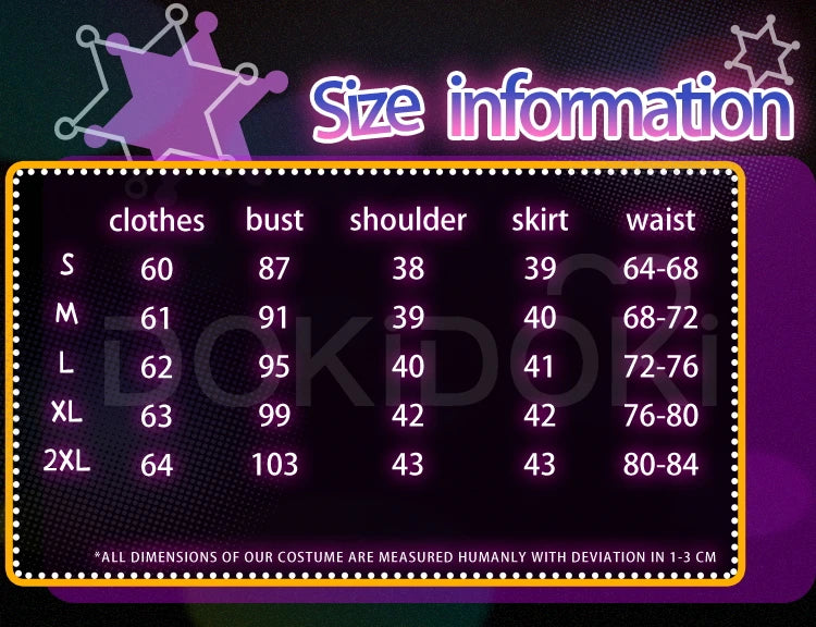 Stocking/Panty Cosplay Costume Anime Cosplay 【S-2XL】DokiDoki-R Female Cute School Uniform Stocking Panty Cosplay Plus Size