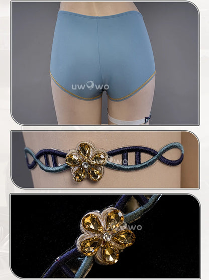 PRE SALE UWOWO Ruan Mei Cosplay Honkai Star Rail Fanart Ruan Mei Ruanmei Qipao Ver. Cosplay Costume Halloween Costume