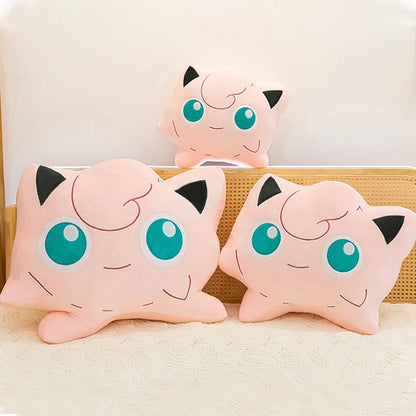 40/75cm Jigglypuff Pillow Pokemon Plush Toys Anime Doll Cartoon Cushion Large Pokémon Plushie Kawaii Stuffed Gift for Kids Xmas