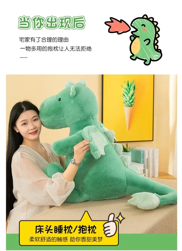 58cm Large Size Dinosaur Soft Gift Stuffed Animal Plush Kawaii Dino Plush Animal Toy Plush Toys Pillow Stuffed Soft Plushie