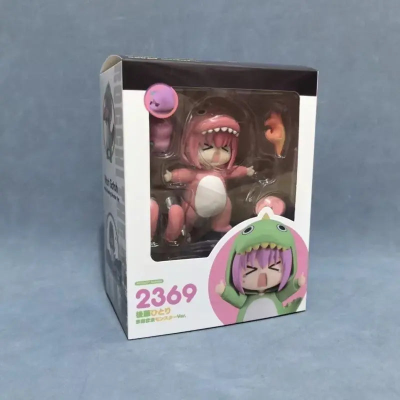 Q-version Girl Anime BOCCHI THE ROCK Gotoh Hitori Figurine Yamada Ryo Action Figures Cute Dinosaur PVC Collection Model Toy Gift