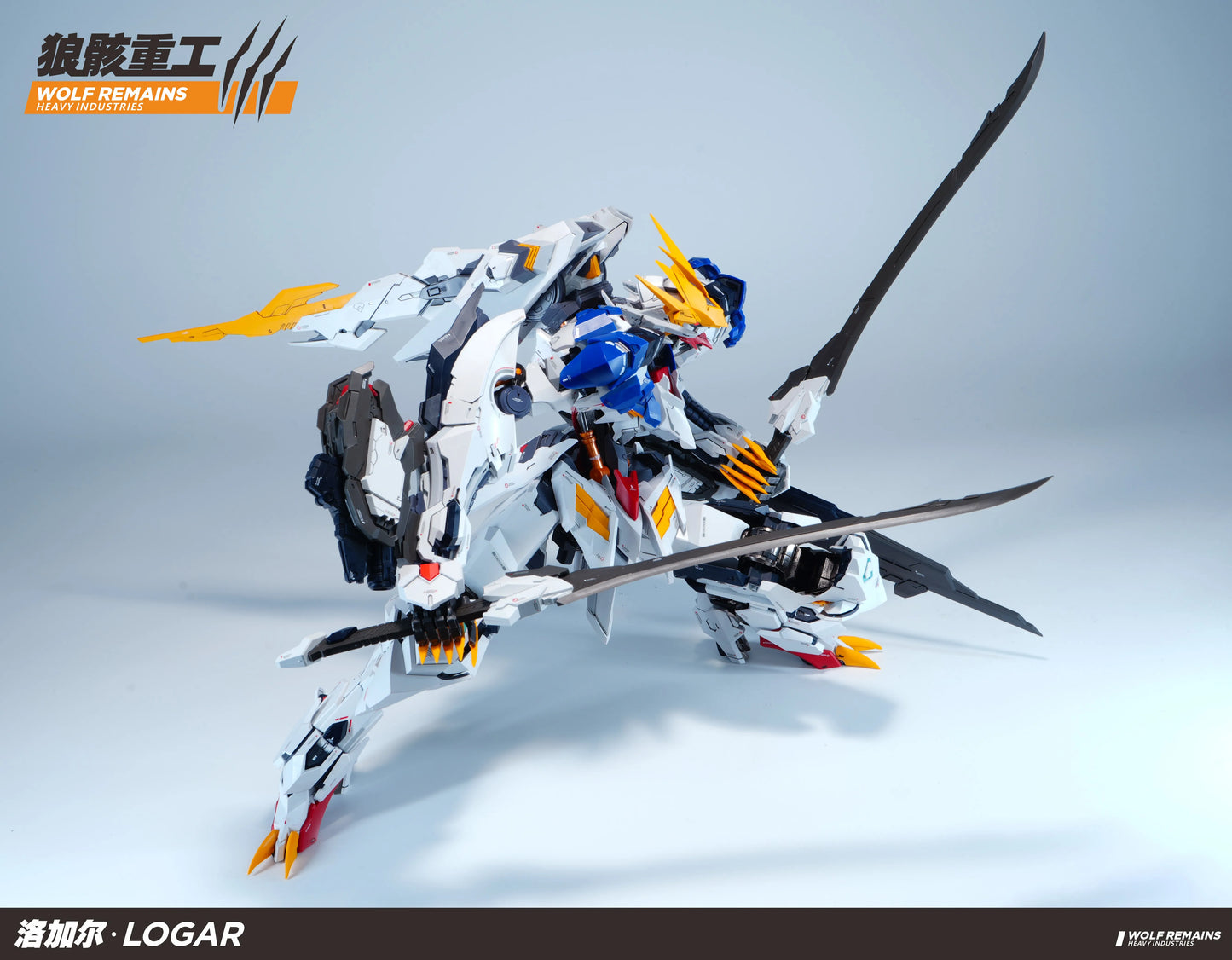 WOLF REMAINS HEAVY INDUSTRIES 1/60 PG Wolf King Barbatos Head Light Cluster Assembly Model Kit Collectible Toy Gift