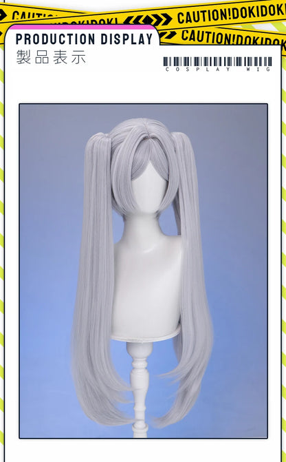 IN STOCK Frieren Wig Anime Frieren: Beyond Journey's End DokiDoki Frieren Cosplay Ear Clip Ears Free Cap