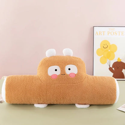 New Cute Car Cushion Office Seat Lumbar Support Creative Sofa Pillow Multifunctional Foot Cushion Nap Pillow