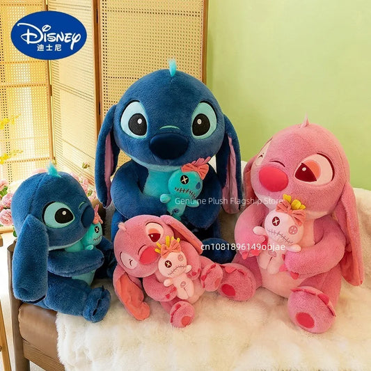 45/60/75CM Big Size Disney Stitch Kawaii Anime Plush Stuffed Doll Room Decoration Plushies Children Pillow Ornament Holiday Gift