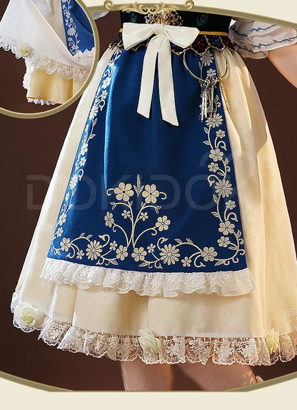 IN STOCK Perfumer Vera Nair Cosplay Costume Game Identity V DokiDoki-SR Women Halloween Costume Perfumer Judith the Dove