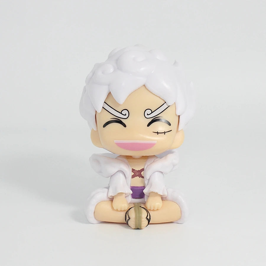 9.5cm ONE PIECE Anime Figure Look Up Gear 5 Monkey D. Luffy Action Figure Q Version Luffy Figurine PVC Collection Model Doll Toy