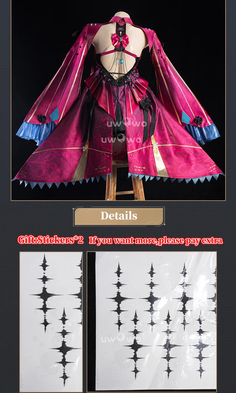 IN STOCK UWOWO Carlotta Cosplay Game Wuthering Waves WuWa Carlotta Montelli Cosplay Costume Halloween Costume