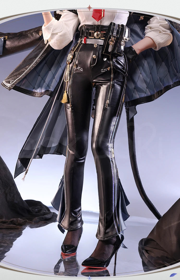 IN STOCK Zani Cosplay Costume Game Wuthering Waves DokiDoki-SR Women Costume Zani Cosplay Wig Metal Accessories Halloween