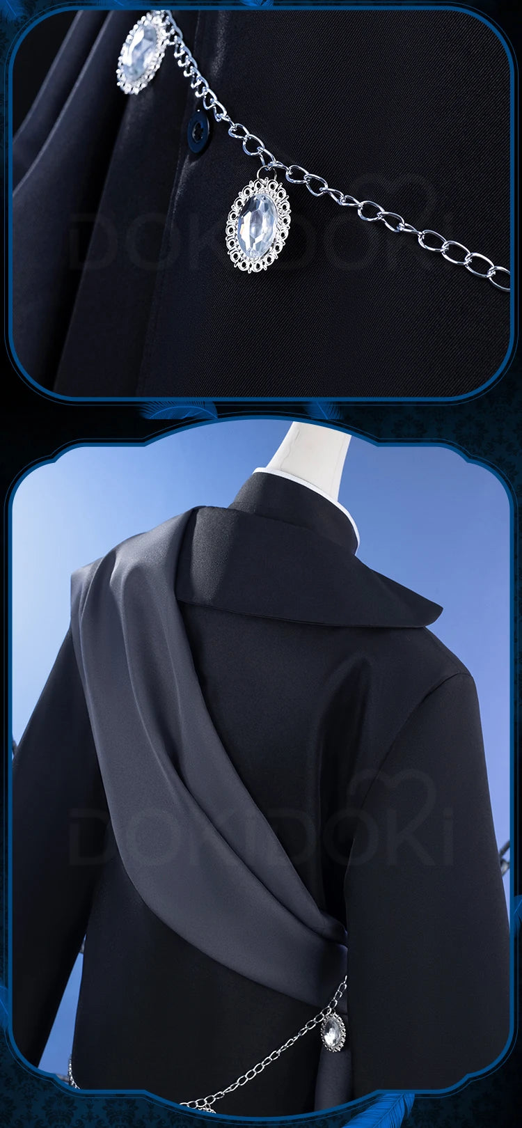 IN STOCK Andateika Cosplay Costume Anime Cosplay DokiDoki-N Andāteikā Under Taker Cosplay Men Costume