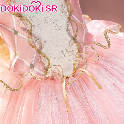 Women Princess Cosplay Dress DokiDoki-SR Women Girl Jewelry Princess Pink Dress Costume Christmas Cosplay