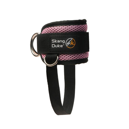 1pc Padded Neoprene Ankle Strap with Double D-Ring for Cable Machines Gym Workouts Leg Extensions - Black 1PC