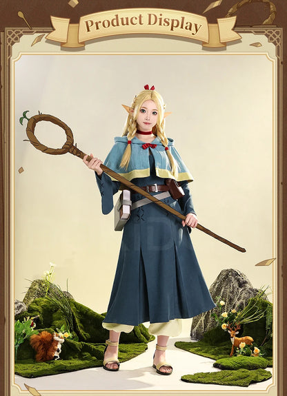 IN STOCK Marcille Donato Cosplay Costume Anime Delicious in Dungeon Cosplay DokiDoki-SR Women Uniform Dress Marcille Cosplay