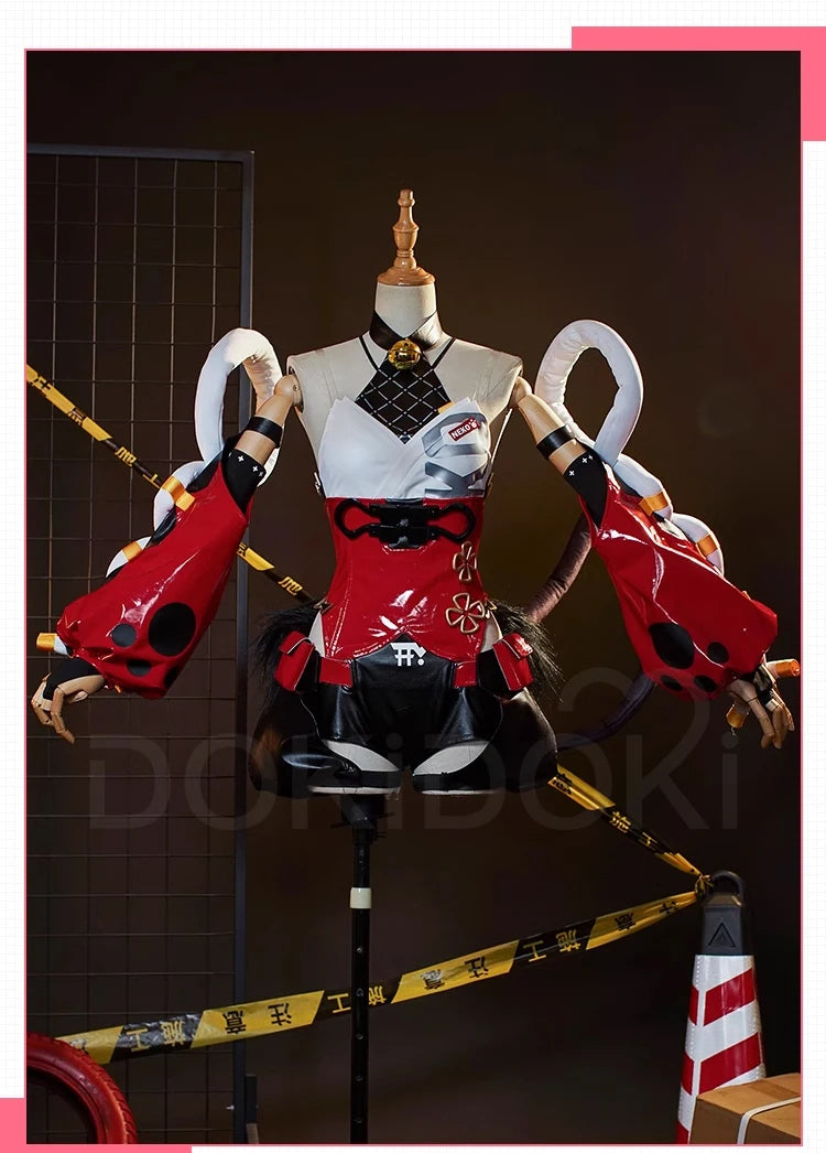 IN STOCK Nekomiya Mana Cosplay Costume Game Zenless Zone Zero【XS-2XL】DokiDoki-R Cat Cunning Hares Nekomiya Mana Plus Size