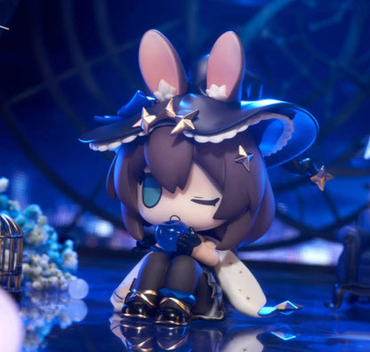 Arknights  Amiya Cute Q Version Doll Beautiful Girl Model Figurine Creative Statue  Holiday Gifts Desktop Ornament 12cm Toy