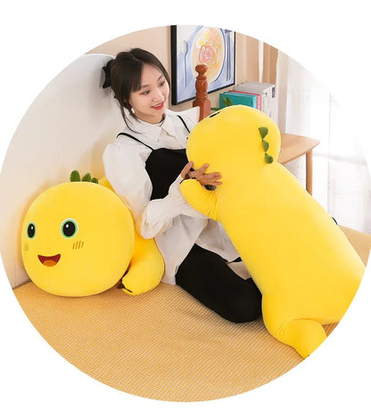 40-80cm Kawaii Milk Dragon Doll Plush Toy Pillow Nailong Stuffed Doll Cartoon Anime Accompany Sleep Toy Kid Birthday Gift
