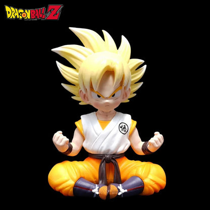 11cm Anime Dragon Ball Goku PVC Action Figure Desktop Ornament Model Toy Gift