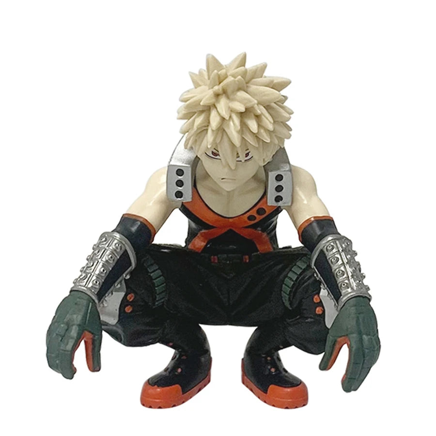 18cm Boku No Hero Academia Bakugo Katsuki PVC Action Figure Midoriya Izuku Todoroki Shoto Collectible Toy - 11.5cm Box