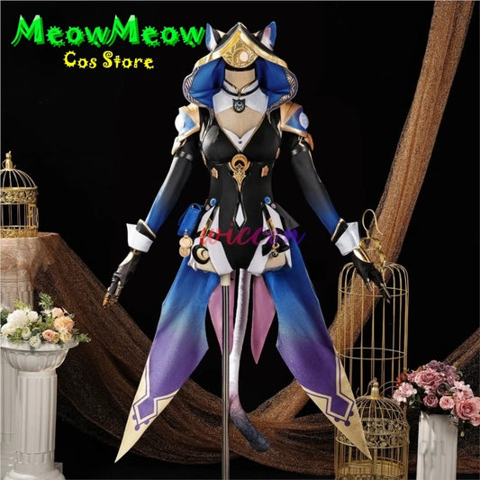 Honkai Star Rail Cipher Cosplay Set Polyester Unisex