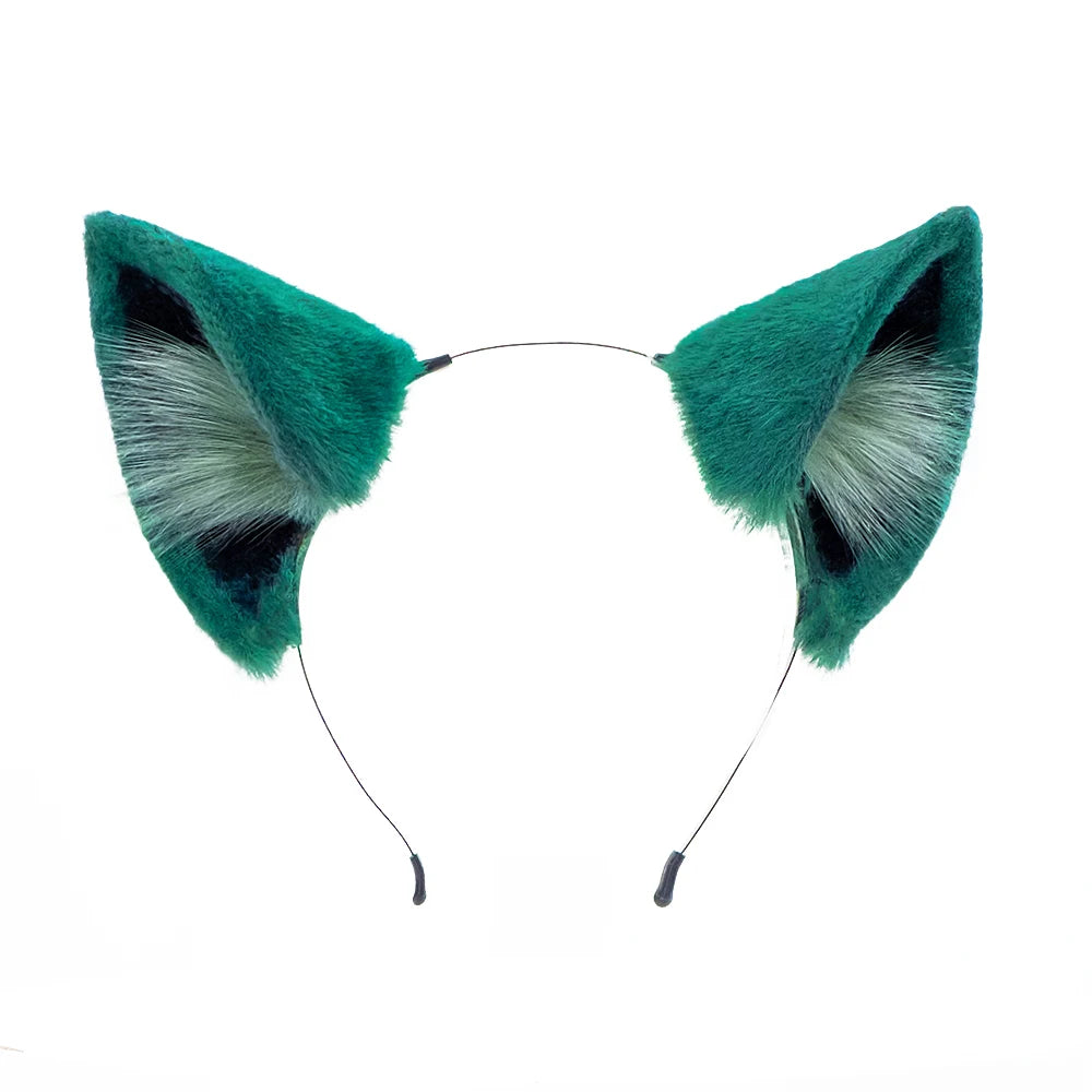 IN STOCK Maomao Tail Ears Cosplay Props Anime The Apothecary Diaries Cosplay DokiDoki Women Cute Green Cat Tail Maomao Cosplay