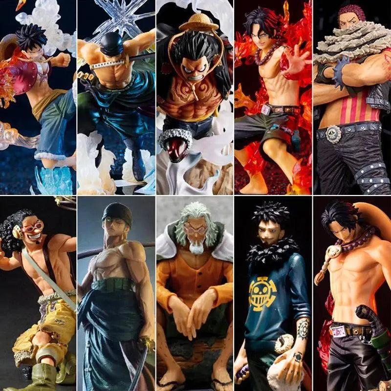 One Piece Figure Mystery Luck Blind Box Lucky Box PVC Luffy Solon Empress Ace Large Handmade Garage Kit Collection Toy Gifts