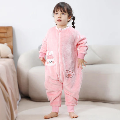 Baby Rompers Newborn Boy 6 to 9 12 18 Months Winter Warm Flannel Baby Girl Romper Toddler Kids Clothes One Piece Pajama Bodysuit