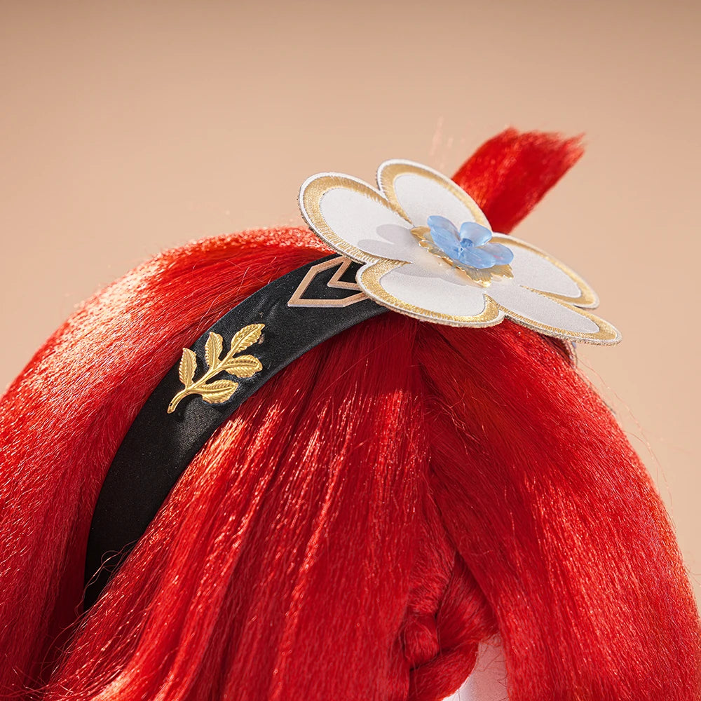 Honkai Star Rail Tribbie Cosplay Costume Wig Dress Uniform Headwear Wings Game Props Halloween Party for Women Girls Carnival
