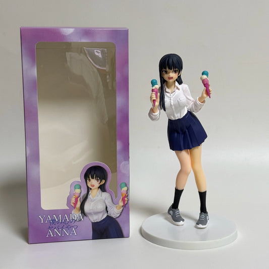 In Stock 19cm The Dangers in My Hearts Anna Yamada Action Figure 19cm My Inner Dangerous ThoughtsAnime Girl Figure Doll Toy Gift