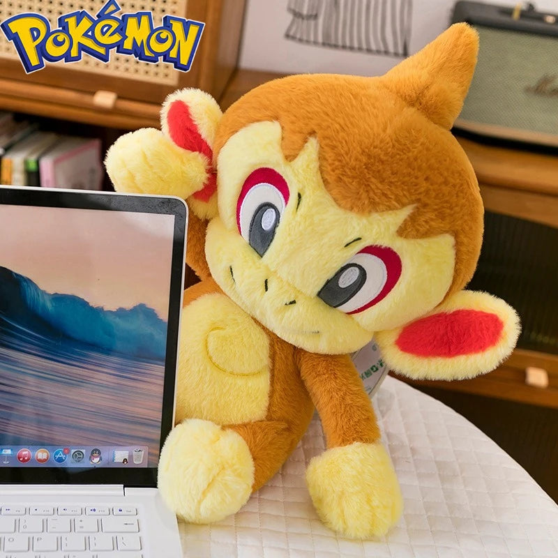 30/40/50CM Big Size Pokemon Chimchar Plushies Cartoon Anime Plush Pillow Soft Doll Kawaii Stuffed Plushie Ornament Children Gift