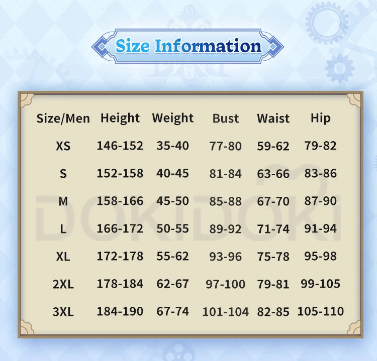 IN STOCK Furina Navia Focalors Cosplay Costume Game Genshin Impact【XS-3XL】DokiDoki-N Women Cosplay Fontaine Furina Plus Size