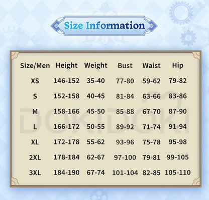 IN STOCK Furina Navia Focalors Cosplay Costume Game Genshin Impact【XS-3XL】DokiDoki-N Women Cosplay Fontaine Furina Plus Size