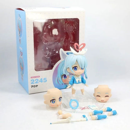 10cm Blue Archive Anime Figure #2245 Arona Action Figure Kawaii Arona PVC Collection Model Doll Toys Decorations Birthday Gifts