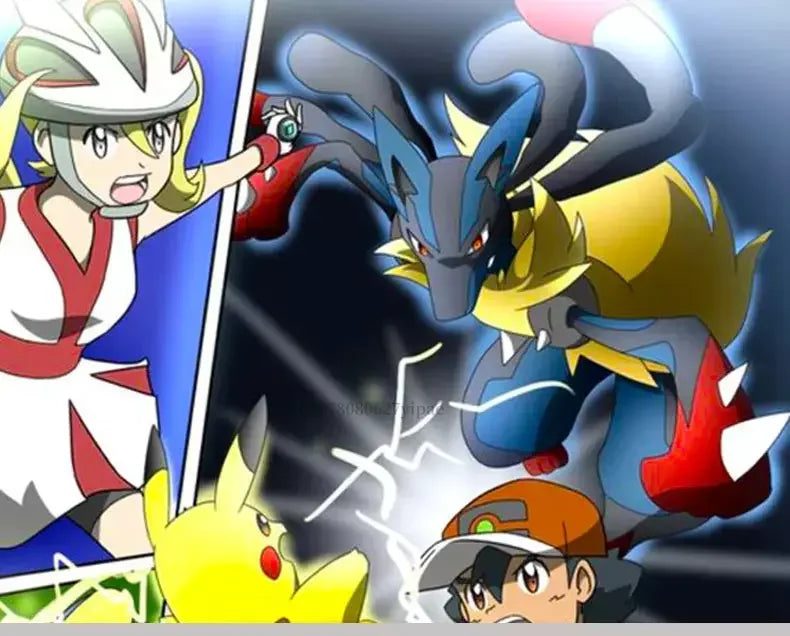 130/70CM Super Big Size Pokemon Lucario Plushies Cartoon Anime Character Stuffed Plushie Pillow Home Furnishing Gift Collection